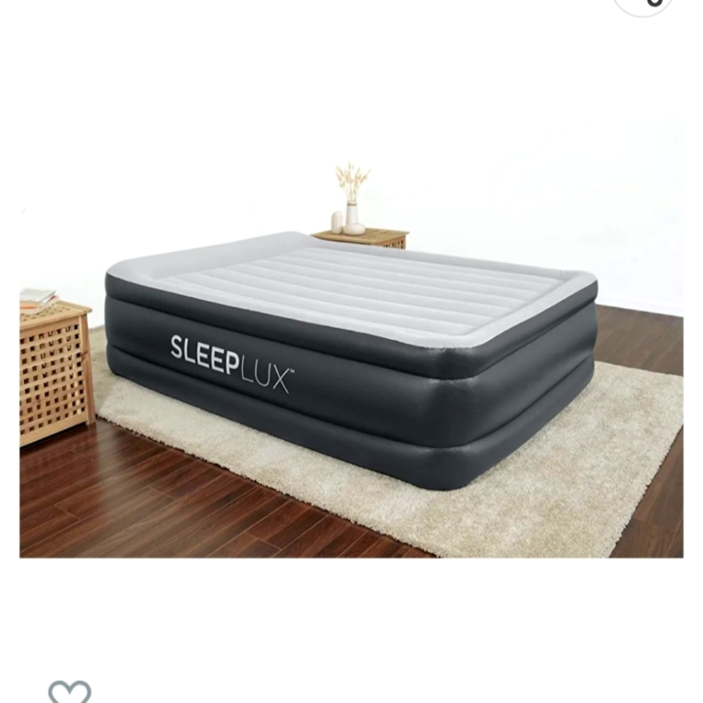 SLEEPLUX Durable Inflatable Air Mattress with Built-in Pump, queen